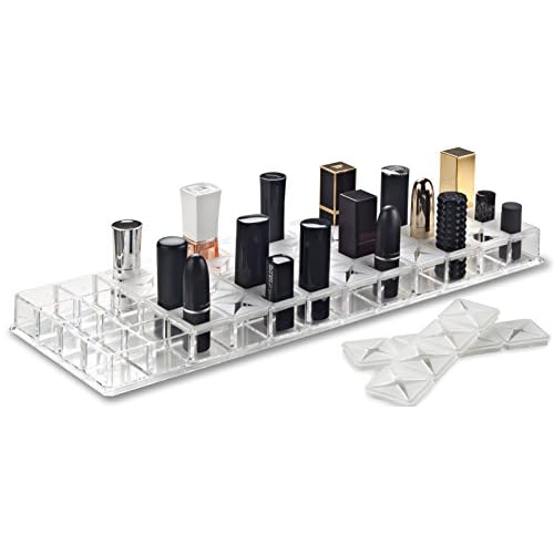 Byalegory Acrylic Lipstick Makeup Organizer With Removeable