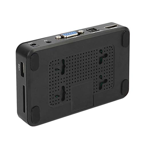 image for Dynamovolition Mini Portable Full HD 1920x1080 HDMI VGA AV USB Hard Di
