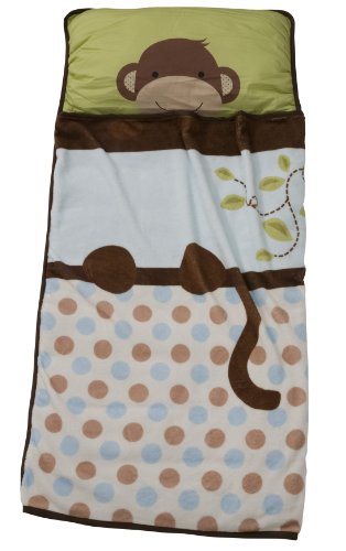 Lambs & Ivy Nap Mat, Brown Monkey