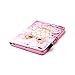 iPad Mini Case, Mini 2/3/4/5 Case, Dteck Slim Folio Stand Premium PU Leather Wallet Smart Auto Sleep/Wake Cover for iPad Mini 5th Generation/Mini 4/Mini 2/Mini 3/Mini 1, Pink Owl