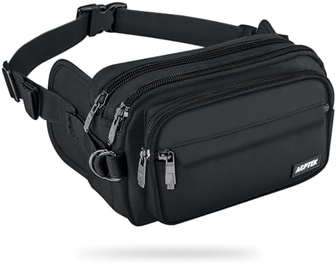 Amazon.com: Oxpecker Waist Pack Bag, Black | Rain Cover