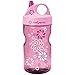 Nalgene Grip-n-Gulp Everyday Kids 12oz Water Bottle - 2 Pack (Pink Wheels)