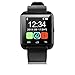 Bluetooth Smart Watch, Aosmart U8 Smartwatch for Android Smartphones - Black