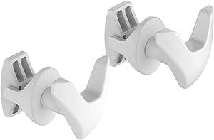 Pareja Handy Vip baño - 2 toalleros para radiadores de baño, se fijan directamente al radiador de baño - Blanco