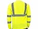 JORESTECH Safety T Shirt Reflective High Visibility Long Sleeve Yellow/Lime ANSI Class 3 Level 2 Type R TS-02 (2XL)