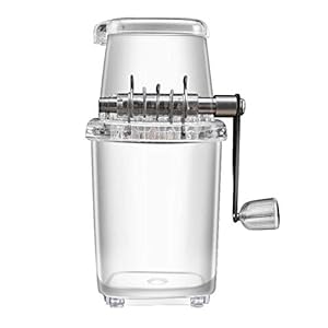 Ice Crusher Transparant Handleiding Ice Cube Crusher Ice Shaver Crusher Machine Voor Cocktails & Smoothies Thuis Bar…