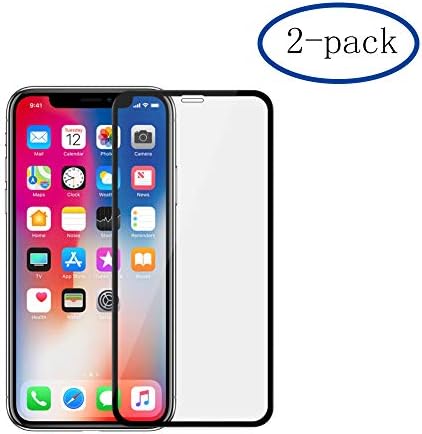 Screen Protector Compatible for iPhone XR（2-Pack）,9H Tempered Glass,Case Friendly,Full Coverage,Anti-Shatter,Bubble Free