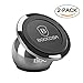 Magnetic Phaone Car Mount, BOOCOSA Universal Dashboard GPS Tablets Cell Phones Holder Stand One-Hand Cradle for iPhone X 8 7 Plus 6s 5, Galaxy S6 S7 Note 8, HTC LG Smartphones (silver)