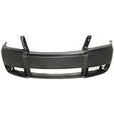 Front Bumper Cover Compatible with 2008-2010 Dodge Avenger Primed with Fog Light Holes