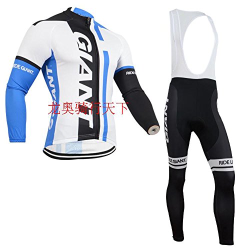 Strgao 2016 Men's Pro Racing Team MTB bike Bicycle Cycling Long Sleeve Jersey and Bib Pants Tights Set Suit