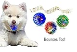 3 Squeak Sound Dog Ball Toys 6 Different Ways Capture Your Dogs Attention, 3 Different Funny Sounds for Small Medium Dogs and blind Dogs, Soft Dog Toys Easy For Dogs To Grab, Goofy Waggle Bounce Toy