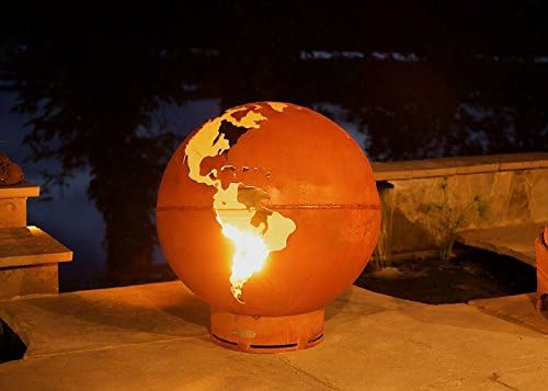 Fire Pit Art Third Rock Fire Pit, Electronic Ignition, Propane