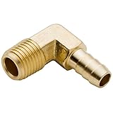 Boeray 5pcs 90 Degree Elbow Brass Hose Barb Fitting -1/4