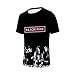 Fashinn Kpop Blackpink 3D Printing T-Shirt Jisoo Jennie Rose Lisa Jisoo Shirt Tee for Womens Mens