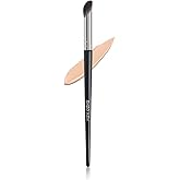 ENZO KEN Mini Angled Concealer Brush Under Eye, Concealer Brush, Small Nose Contour Brushes, Nose Brush Contour, Angle Concealer Brushes, Small Concealer Brushes, Angled Brush - Black, 8S
