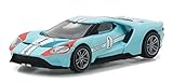 Greenlight 1: 64 Heritage Racing Series 1 - 2017 Ford GT - 2017 #1 Ford Gt40 Mk II Tribute - Teal Diecast Vehicles