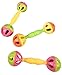 Bonka Bird Toys 2093 Pk 3 Birdie Barbell Foot Talon Toy Parrot Conure Parakeet Cockatiel Set Tropical Foraging Enrichment cagethumb 1