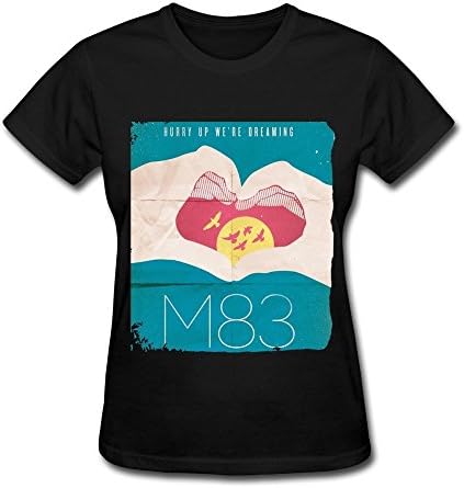 SHUNFA Women's M83 Band T-shirt Black XL
