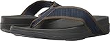 FitFlop Men's Surfer Sandal, Midnight Navy/Dark Olive, 11 M US