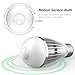 QPAU E27 5W Infrared Motion Light Bulb, Warm White