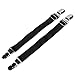 LEORX Pair of Women Adjustable Hosiery Nylon Stocking Clip Garter Buckles