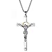 Lanroque Stainless Steel Pendant Necklace for Men and Women 24 Inch