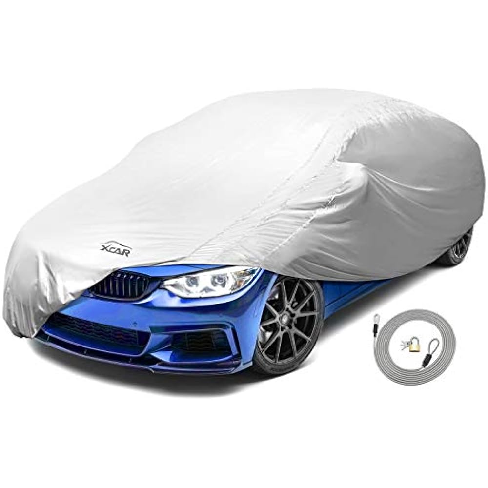 Solar Shield Breathable UV Protection Car Cover Fits Cars Up 200 Inch Gust Guard eBay