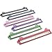 1InTheOffice Binder 3 Hole Punch, Three Ring Hole Puncher for Binder, Ruler with Hole Puncher, Assorted Colors, ''2 Pack''