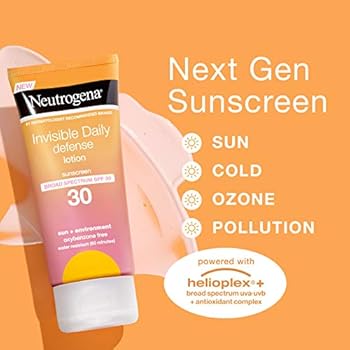 neutrogena invisible daily defense sunscreen