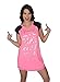 Sleep & Co Women's Printed V-Neck Short Sleeve Dorm Sleepshirt