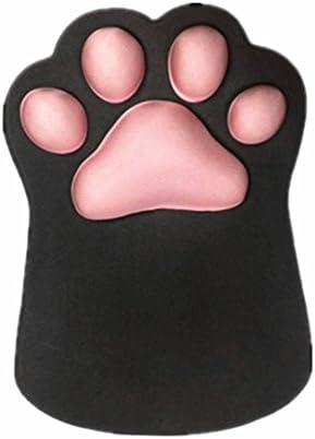 Amazon S Love 超キュート 可愛い ３d 肉球型 ねこ 低反発 マウスパッド ピンク ブラック S Love マウスパッド 通販