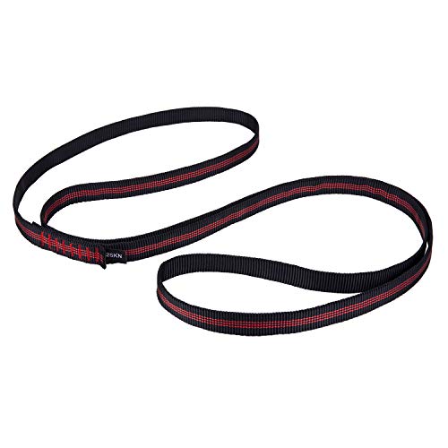 Climbing Sling Runner 25KN / 5621 lbf 20mm Sewn Tubular bing Loop Outdoor Prusik Quickdraw