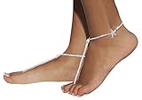 2 Piece Women Girls Barefoot Sandals Foot Jewelry Anklets Chain with Star