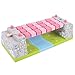 Bigjigs Rail Pink Fairy Rope Bridge for Wooden Train Set - Train Set Accessories