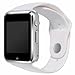 Aosmart Bluetooth Touch Screen Smart Wrist Watch Phone with Camera - White