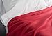 DII Luxury Fleece Blanket, Twin/Twin X-Large, Claret Red, 1 Piece