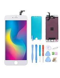 Srinea   Pantalla de repuesto para iPhone 6 4.7", color blanco y negro