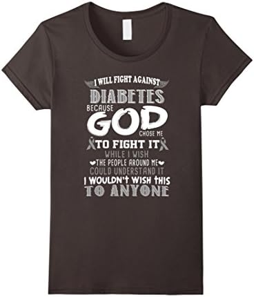 Women's Diabetes T Shirt For Women/ Men/ Kid - Diabetic Shirts Small Asphalt
