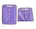 Kennedy Toddler Learn to Dress Boards Early Learning Basic Life Skills Toy- Zip, Snap, Button, Buckle, Lace & Tie 6 pcs/Set