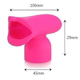 UINO Silicone Headgears Massage Wand Accessory for Male - Crodless Magic Sticks Head Cap Attachment for Female