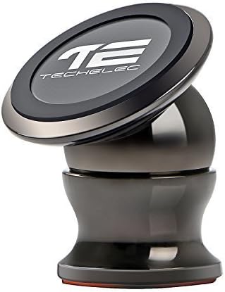TechElec Universal Magnetic Phone Car Mount Holder 360° Rotation for iPhone 7, 7 Plus, 6, 6s, Samsung, Galaxy, HUAWEI, All Smartphones, GPS, Light Tablets and Any Vehicle