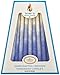 Chanukah Candles 45 Hanukkah Candles Decorative Blue, Light Blue, White - Hand Made in Israel