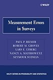 Measurement Errors in Surveys