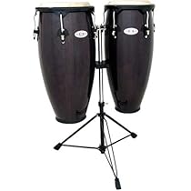 Toca 2300TB Synergy Series Conga Set with Stand - Transparent Black
