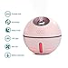 Wireless Humidifier Portable Humidifiers for Travel USB Rechargeable Battery Operated With Ultrasonic Cool Mist Humidifiers for Bedroom Vaporizer Auto Shut-Off for Home Office Baby Camping (Pink)   
