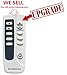 Replacement for Frigidaire Air Conditioner Remote Control Model Number RG15D/E-ELL RG15D/E-ELL1
