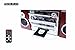 TechPlay Karaoke Enabled, 30W RMS, Retro Classic Turntable, NFC Bluetooth, Double Cassette Player/Recorder, CD MP3 Player, USB SD Ports, AM/FM Digital Alarm Clock and Full Remote Controlthumb 1