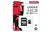 Kingston Canvas Select 64GB microSDHC Class 10 microSD Memory Card UHS-I 80MB/s R Flash Memory Card with Adapter (SDCS/64GB), Black