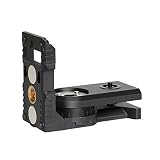 Laser Level L-shape Laser Level Adapter - Huepar Magnetic Pivoting Base for Wall & Ceiling Mount, alternative to a standard 1/4" and 5/8" thread