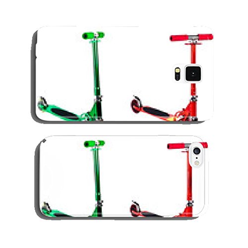 Kick Scooter. Isolated with clipping path. cell phone cover case iPhone5